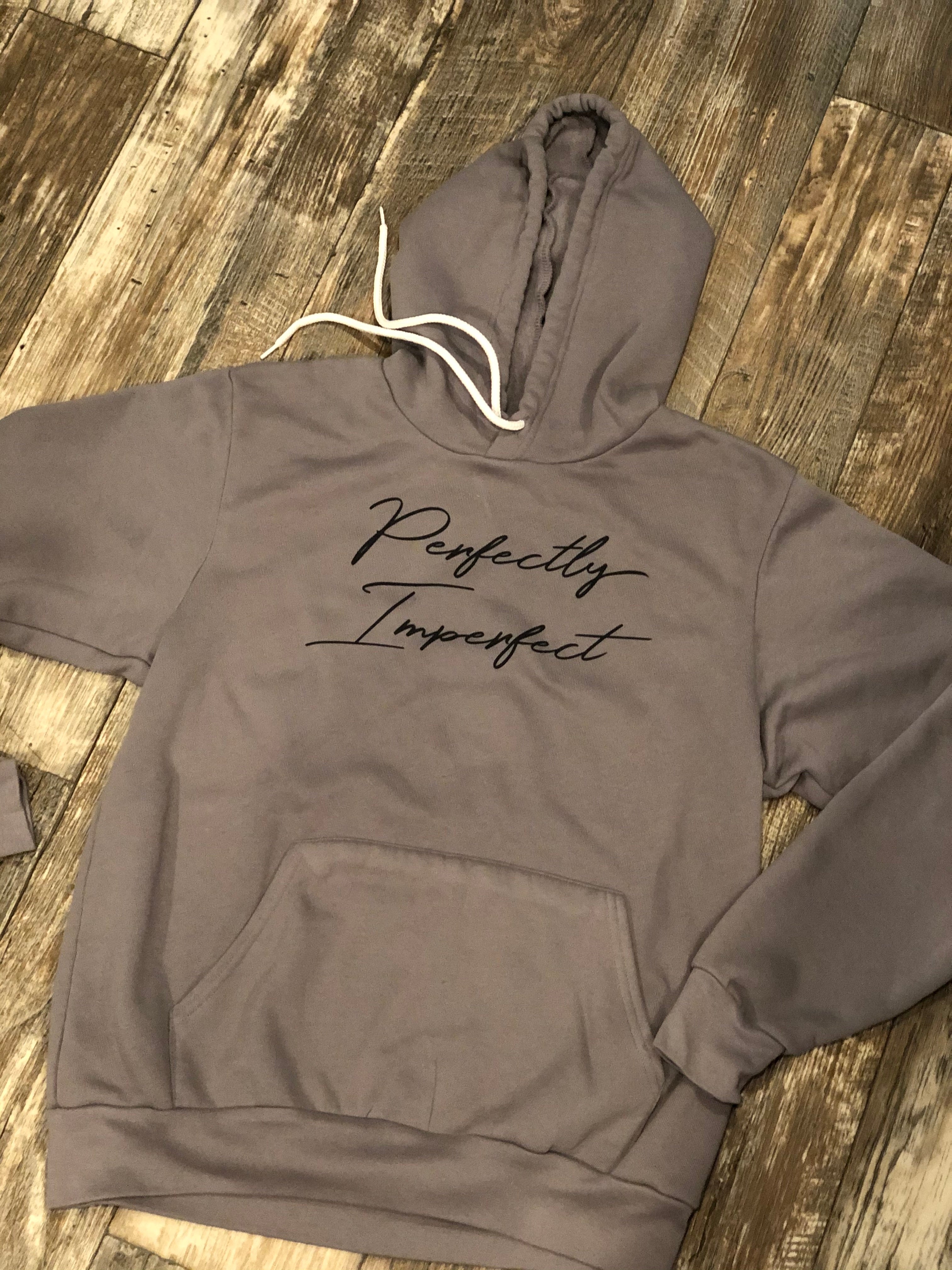 Perfectly Imperfect Sponge Fleece Pullover Hooded Sweatshirt